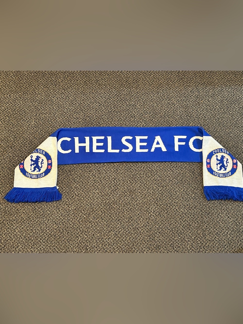 Chelsea FC Blue Soccer Supporter Scarf